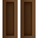Ручка для раздвижных дверей SH.URB153.010 (SH010 URB) BB-17 коричневая бронза 