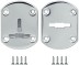 Накладка на сувальдный замок ESC.S-lift+S/OV.set (ESC021) с шторкой CP хром (2шт.)