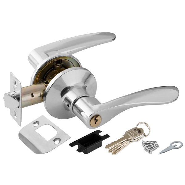 Ручка защелка DK620 CP-ET (6020 CP-E) (кл./фик.) хром 