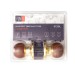Ручка защелка DK672/BL WD-BK (фик.) дерево 
