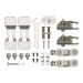 Комплект для раздвижных профильных дверей SLD.Comfort-PRO.SET1.PROF rollers/80 