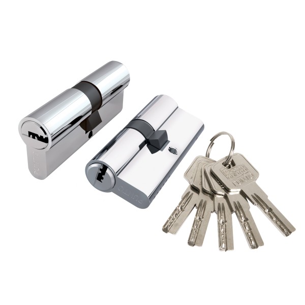 Цилиндровый механизм Z3000Key100(30+10+60) СP хром 