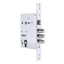 Корпус врезного замка c защёлкой MDV30C-816 CP (V30/C) CP хром тех.уп.