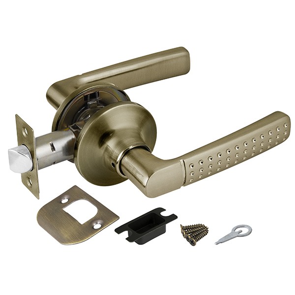 Ручка защелка DK626 AB-PS (6026 AB-P) (без фик.) бронза 