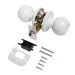 Ручка защелка DK672/BL WH-PS (без фик.) белый 