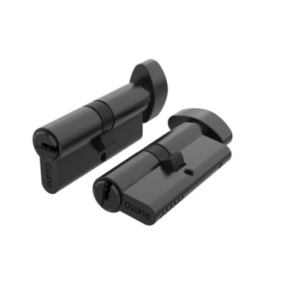 Цилиндровый механизм Z3002Knob110(50+10+50) с вертушкой BL черный