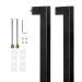 Ручка-скоба PULL.PH38/600.26 INOX 304 (PH-26-38/600-INOX) BLACK 