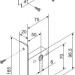 Защелка врезная METF72-50 (F72-50) GR графит 