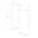 Ручка-скоба PULL.PH38/800.26 INOX 304 (PH-26-38/800-INOX) BLACK 