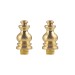 Комплект колпачков CAP.CL/UWD6000.OPTIMA (2 шт) AG атласное золото 