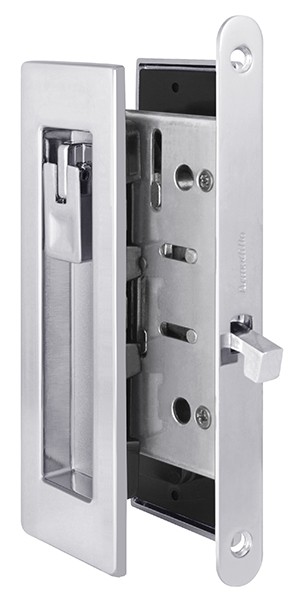 Защелка с ручками для раздвижных дверей SH.URB153.KIT011-BK (SH011 URB) СP-8 хром 