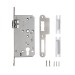 Замок врезной DD.INOX/C-55.72/R с роликовой защелкой (лиц.планка 20 мм) 