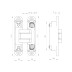 Петля скрытой установки U3D3000.VPG SC мат. хром TECH