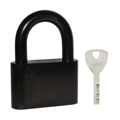Замок навесной PL-WEATHER-1570 Black 4 fin key ( PL-15-70) диск. /блистер