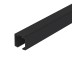 Комплект верхняя направляющая + декор.планка SLD.Comfort-PRO.KIT/2000 track + dec (2м) BL черный