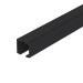 Комплект верхняя направляющая + декор.накладка SLD.Comfort-PRO.KIT/2000 track + dec (2м) BL Черный 