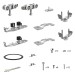Комплект для раздвижных профильных дверей SLD.Comfort-PRO.SET4.PROF synchron/80 