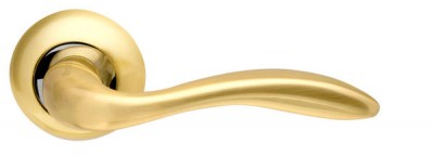 Ручка раздельная Selena LD19-1SG/CP-1 матовое золото/хром