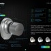 Электронный замок ROTATOR EL.RT01.01 SG матовое золото 