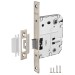 Цилиндровый механизм (AX202/120) AX2002Knob120 (55+10+55) CP хром с вертушкой 