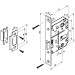 Цилиндровый механизм (AX202/120) AX2002Knob120 (55+10+55) CP хром с вертушкой 
