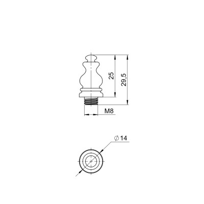 Комплект колпачков CAP.CL/UWD6000.OPTIMA (2 шт) BL черный