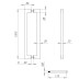 Ручка-скоба PULL.PH38/1500.26 INOX 304 (PH-26-38/1500-INOX) BLACK