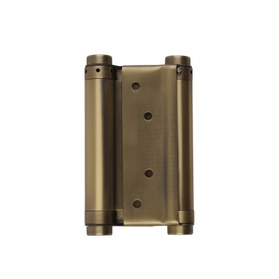 Пружинная двусторонняя (барная) петля DSH5 (125х86х1,5) INOX 201 AB бронза (блистер)