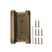 Пружинная двусторонняя (барная) петля DSH5 (125х86х1,5) INOX 201 AB бронза (блистер) 