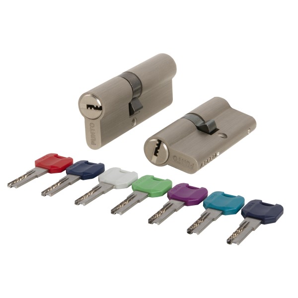 Цилиндровый механизм MaxPro7000Key90mm(25+10+55) SN никель 7key 
