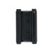 Пружинная двусторонняя (барная) петля DSH5 (125х86х1,5) INOX 201 BL черный (блистер) 