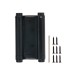 Пружинная двусторонняя (барная) петля DSH5 (125х86х1,5) INOX 201 BL черный (блистер) 