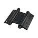 Пружинная двусторонняя (барная) петля DSH5 (125х86х1,5) INOX 201 BL черный (блистер) 