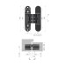 Петля скрытой установки U3D7000 SC (12060UN3D) мат. хром TECH 