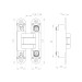 Петля скрытой установки LM/U3D3000.VPG BL/FSG флор. золото TECH 