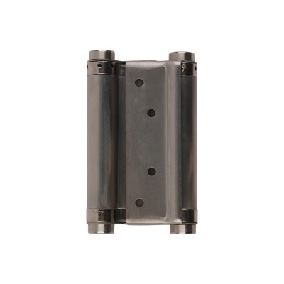 Пружинная двусторонняя (барная) петля DSH5 (125х86х1,5) INOX 201 SN мат. никель (блистер)