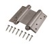 Пружинная двусторонняя (барная) петля DSH5 (125х86х1,5) INOX 201 SN мат. никель (блистер) 