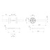 Ручка раздельная R.DSS201-0201/19 (DSS-0201/19) INOX 201 BL-24 черный