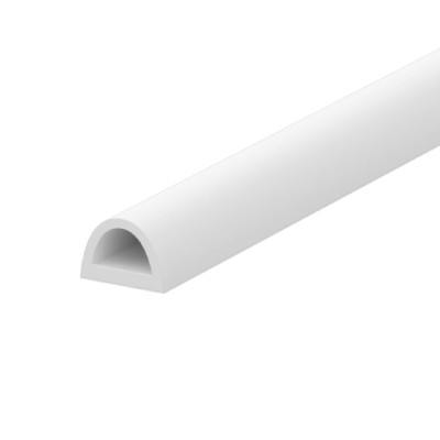 Уплотнитель самоклеящийся ADH/D-21x15mm, WHITE белый 50m
