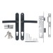 Корпус Ajax (Аякс) цилиндровый в комплекте с ручкой KIT GATE-2585/24 RAL 7016 антрацит 