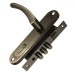 Замок цилиндровый в комплекте с ручкой LOCKSET15.CRONA.4061-3 (KIT P15 4061/3 CRONA) AB бронза 