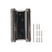 Пружинная двусторонняя (барная) петля DSH5 (125х86х1,5) INOX 201 CP хром (блистер) 