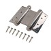Пружинная двусторонняя (барная) петля DSH5 (125х86х1,5) INOX 201 CP хром (блистер) 