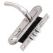 Замок цилиндровый в комплекте с ручкой LOCKSET15.CRONA.4061-3 (KIT P15 4061/3 CRONA) SN мат.никель 