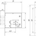 Замок цилиндровый в комплекте с ручкой LOCKSET90.CRONA.4585-3 (KIT P90 4585/3 CRONA) AB бронза 