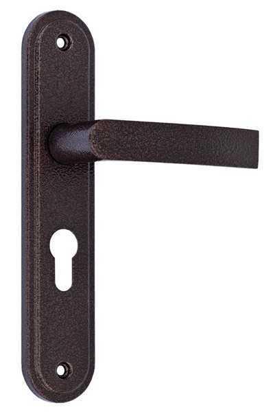 Ручка дверная для ЗВ4 НР0901 (плоская) медный антик 