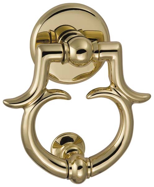 Дверное кольцо Fly knocker "M" 150 mm латунь 