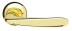 Ручка раздельная R.LD54.Pava (Pava LD42) GP/SG-5 золото/матовое золото TECH (кв. 8х140)