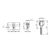 Цилиндровый механизм MaxPro7002Knob70mm(25+10+35) SN никель 7key с вертушкой 