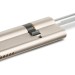 Цилиндровый механизм под вертушку (дл.шток) 164 SX/76 (40+10+26) mm никель 5 кл. 